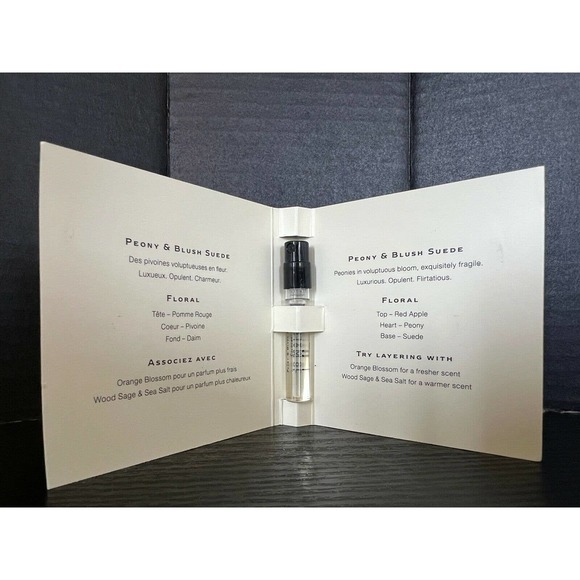 Jo Malone London PEONY & BLUSH SUEDE Cologne 1 FL.OZ./30 ML + Sample - Picture 8 of 9
